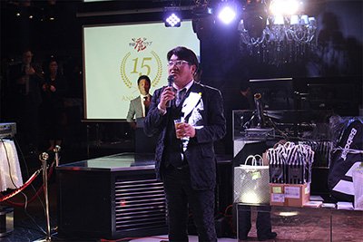 15周年記念パーティーの様子